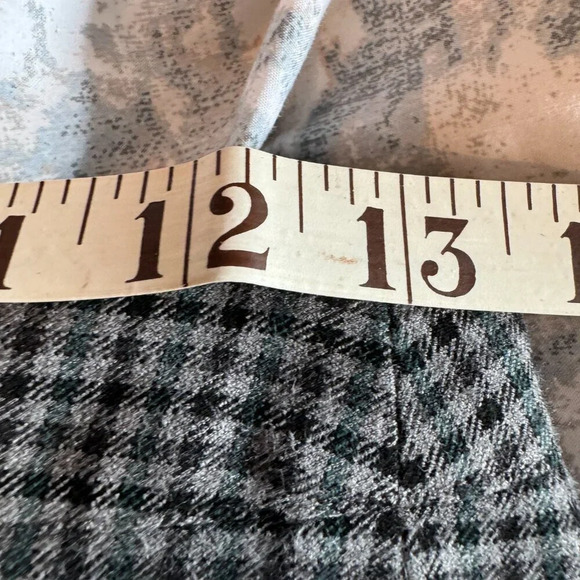 Aritzia Sunday Best Freshman Check Pant Size 4  Gray High Rise Straight Academia - Picture 11 of 14